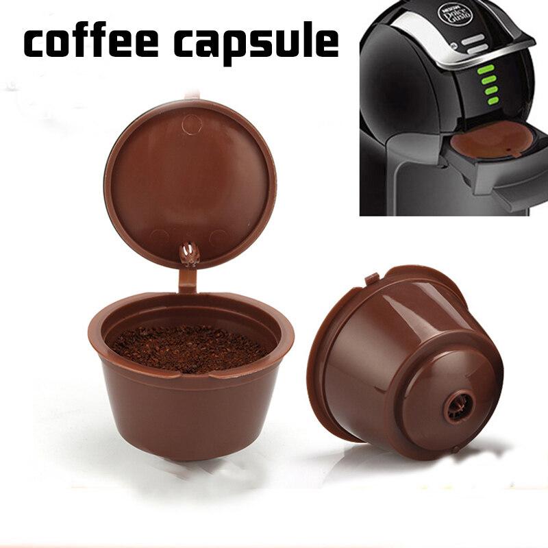 

3 шт. многоразовых кофейных капсул для машины Nescafe Dolce Gusto, многоразовые кофейные капсулы, фильтр-чашка, кофейный фильтр, кухонный инструмент