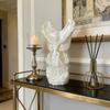 3D printed angel vase with angel wings. Multi-functional desktop organizer for pens and makeup brushes, light luxury home decorative ornament.
