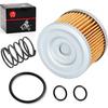 Oil Filter & Spring For Honda FourTrax 300 TRX300/FW TRX300EX TRX400EX Rancher 350 Foreman 400 450 500 520 Racher 420 Pioneer 500 520