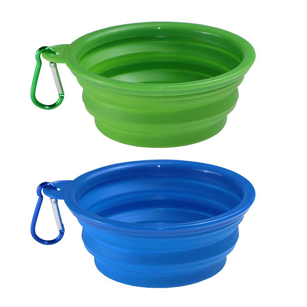 1PC Folding Silicone Dog Bowl Outfit Portable Travel Bowl For Dog Feeder Utensils Pet Accessories