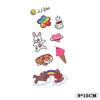 Cartoon Kids Dinosaur Mermaid Fruit Flower Animal Robot Finger Arm Tattoo Sticker