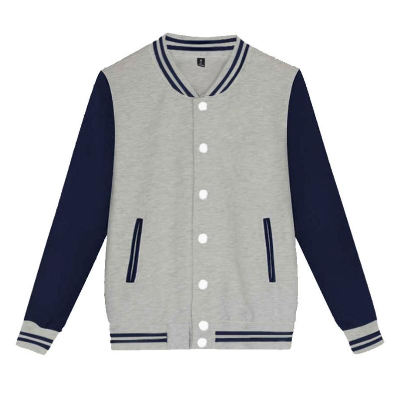 Solid Color Jacket Baseball Clothing Workwear Baseball Shirt Women's Cardigan Coat