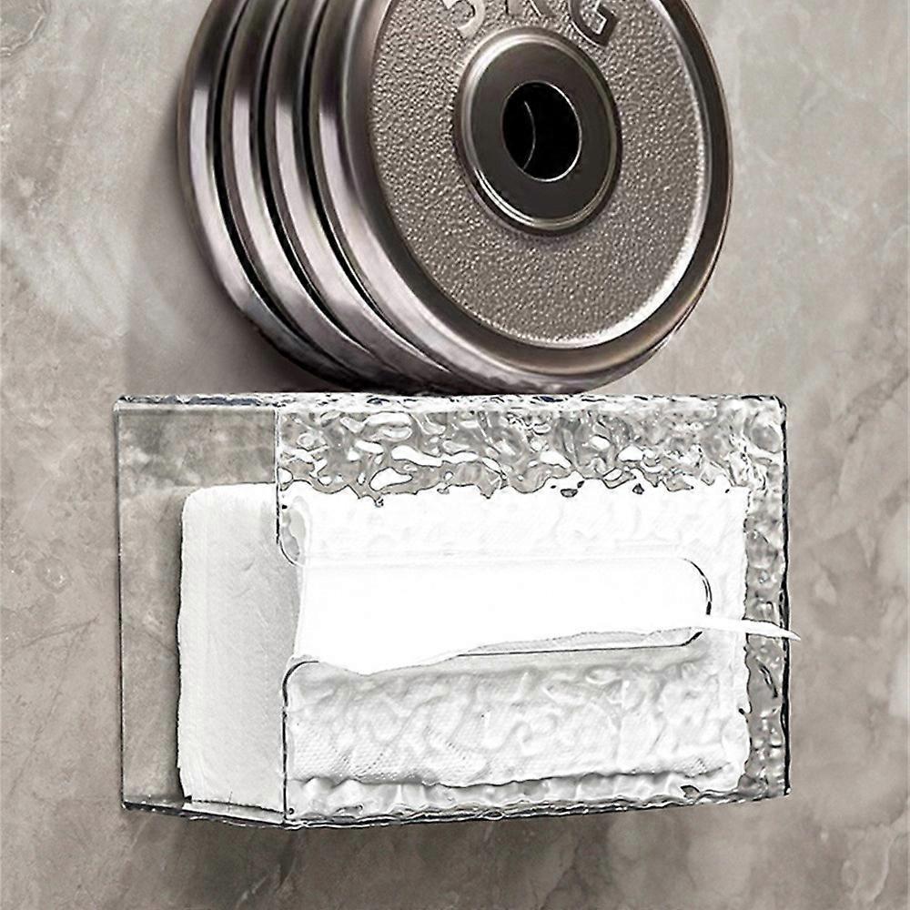 1-3 Stück Bohrloser Toilettenpapierhalter Box Wasserdichte Aufbewahrung Toilettenpapier Aufbewahrungsregal Küchen- Badezimmer Aufbewahrungsbox für Papierhandtücher
