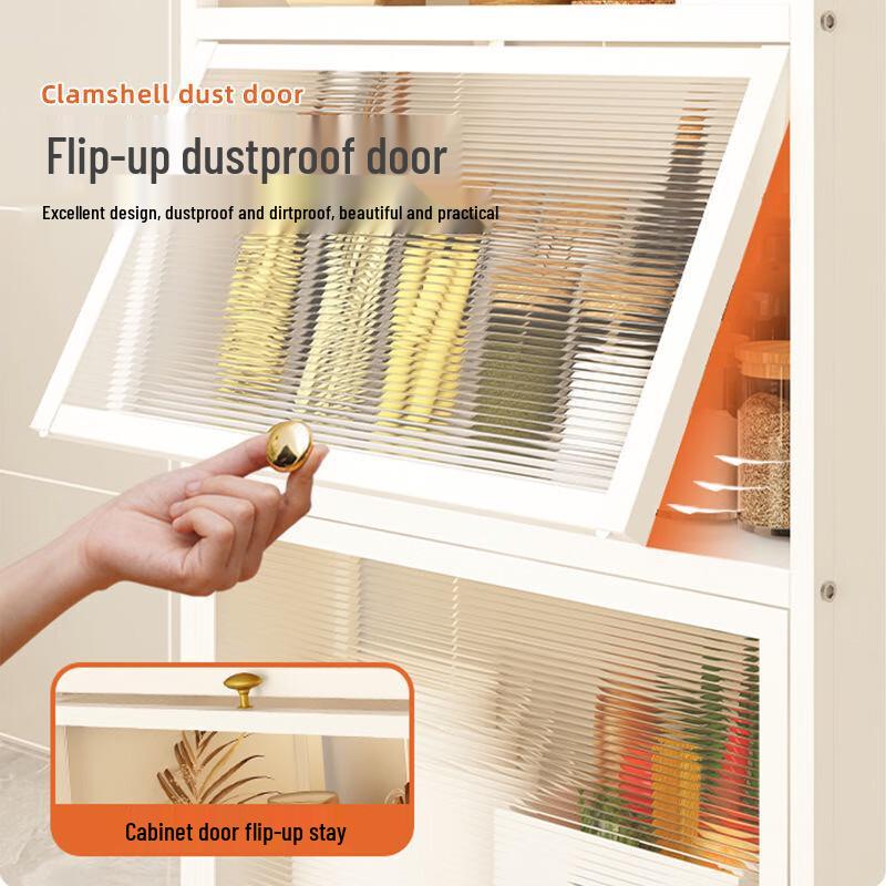 3-Tier Mobile Steel-Wood Kitchen Storage Rack