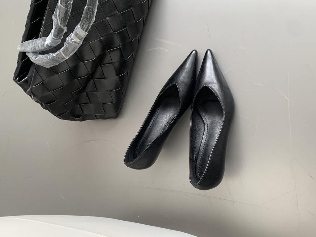 Not tired feet matte thin heels thin shoes Korean version sexy one-pedal elegant pointed high heels light mouth single shoes