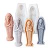 3D Mummy Candle Crafting Mold Gypsum Ornament Mould Home Decoration Molds Handmade Jewelry for Aromatherapy Enthusiasts