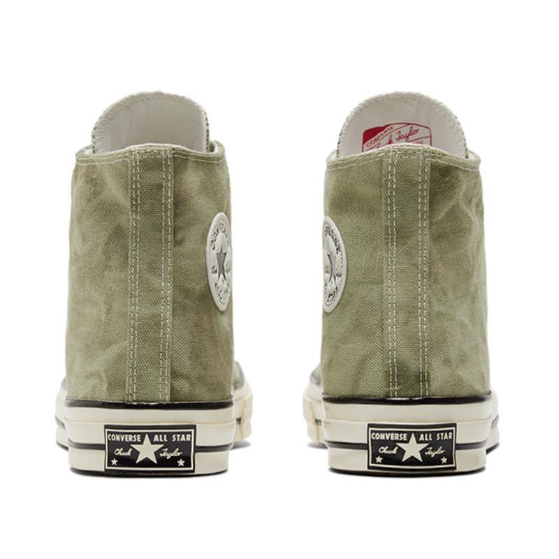 Converse Chuck 70 Chuck Taylor All Star comfortable and versatile high-top canvas shoes unisex light grey green