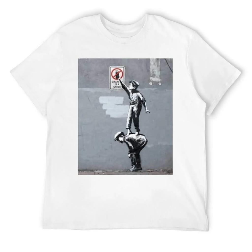 Graffiti Is A Crime Classic For Sale T-shirt Fresh Campaign  Cool Top Tee Unique Travel Eur Size
