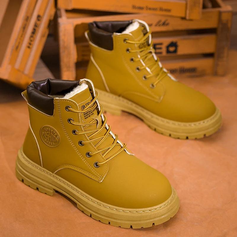 High Boots Men Casual Sneakers Work Shoes Mens Ankle Boots Leather Booties Man Brown Boot Dress Booty Man Free Delivery Shoes