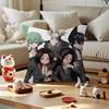 Anime Shaman King  Pillow Cushion Cover Pillowcase Living Room Sofa Home Decor Customized