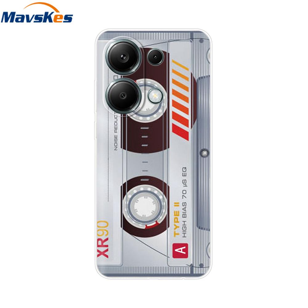For Poco M6 Pro Case For Xiaomi Poco M6 Pro 4G Cover Fundas Coque Camera Protector Soft Silicone Phone Back Case For Poco M6 Pro