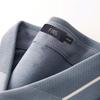 FIRS Men's Wool & Silk Blend Thickened Brushed Long Sleeve Polo Shirt