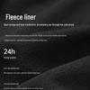 Men's Quick-Dry Fleece-Lined Base Layer for Outdoor Sports, Hiking, Mountaineering, Skiing, and Fitness