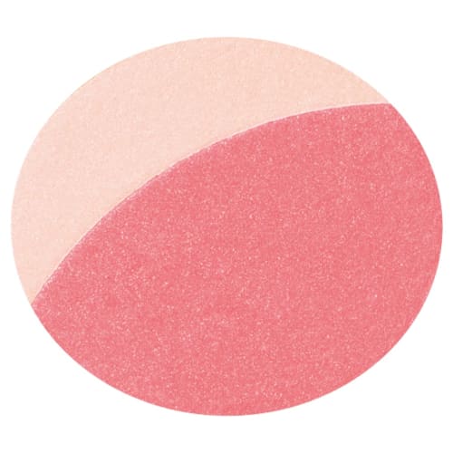 Kiss Me FERME 3d Effect Up Cheek 05 Coral Red 5g 2 Colors: Cheek Color and Under Eye Highlighter Flush Color