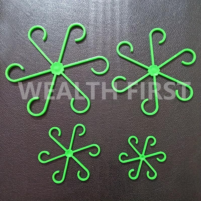 

Зажимы для поддержки растений, 4 шт. в упаковке - прочные зажимы для стеблей вьющихся растений из пластика - пластиковый материал 4pcs