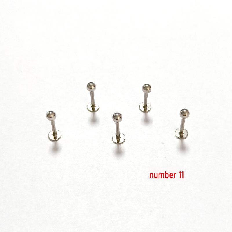 

Набор украшений для пирсинга из нержавеющей стали, 85 предметов: Серьги для носа, ушей, языка, бровей 10 pieces/pack