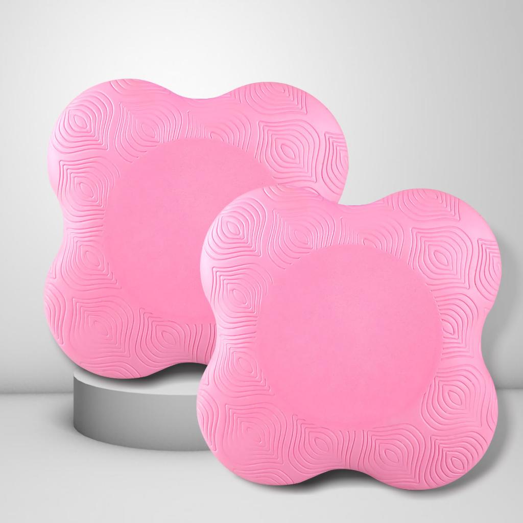 Flat Support Knee Pad Elbow Knee Thickened Cushion Anti Slip Shock Absorption Yoga Fitness Mat Sakura Pink