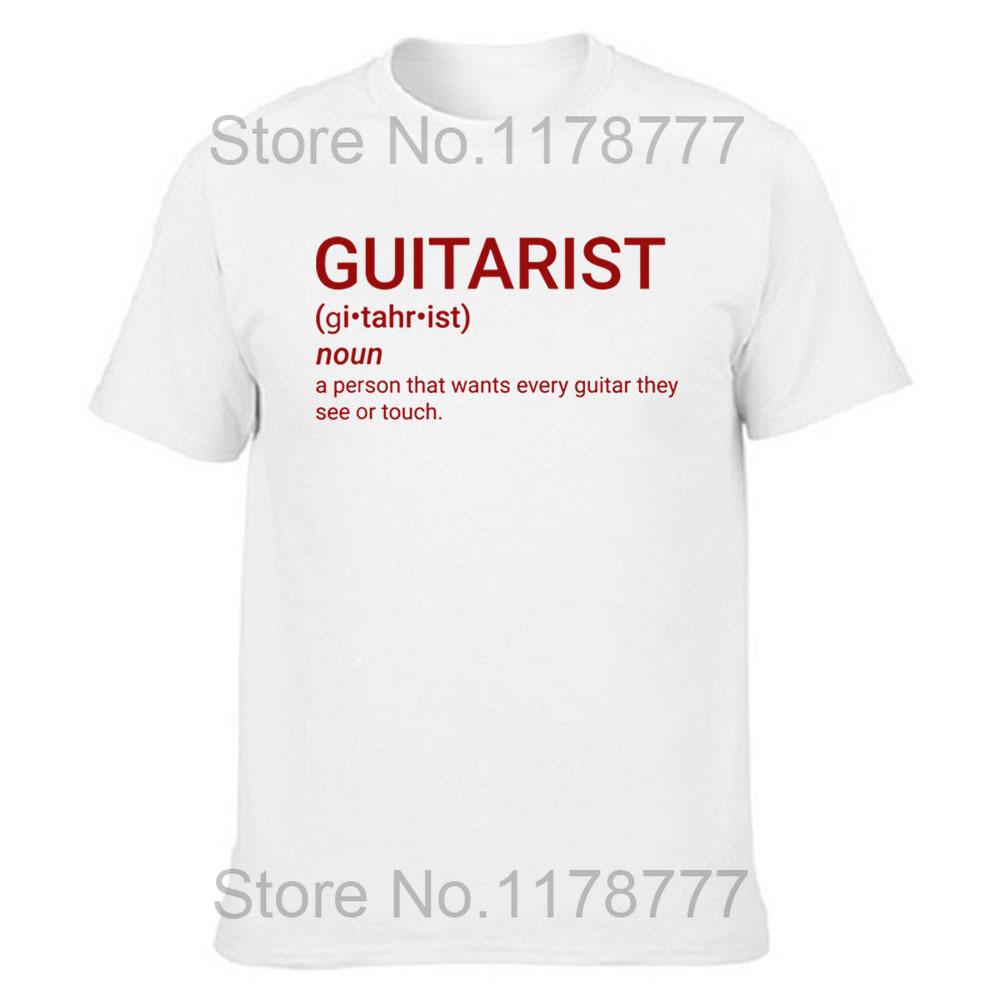 Funny Guitar Player Guitarist Definition T Shirts Graphic Cotton Streetwear Short Sleeve Oneck Harajuku  Tshirt Mens