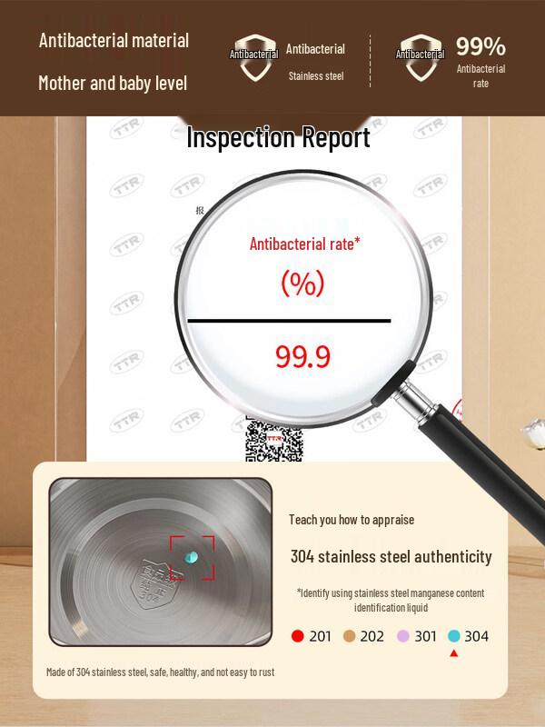 ZISIZ 304 Stainless Steel Baking Bowl