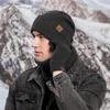 Winter Adult Women's Hats, Scarves, Gloves, Three-piece Set, Knitted Brushed Touch-screen Gloves, Outdoor Warm Suit