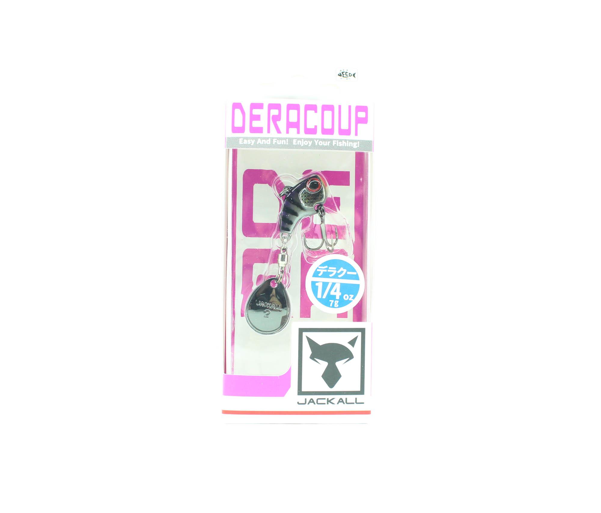 

Jackall Deracoup 1/4 oz Spin Tail Sinking Lure Muddy Black (1884 рік)