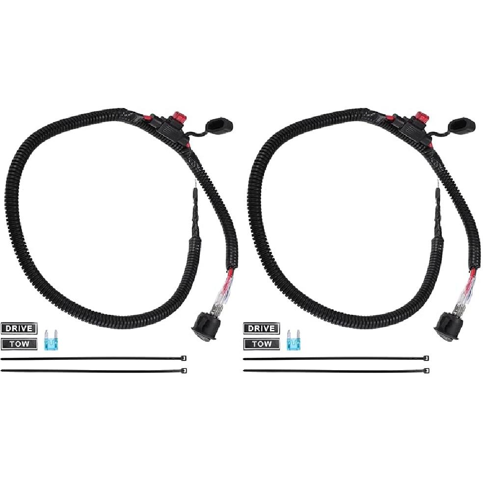 120cm Universal Automotive Switched Fuse Bypass Kit/Fuse Bypass Switch/Durable / 1 Pcs Black