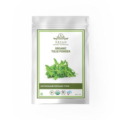 Pó de tulsi orgânico (100g), Pó de Tulsi Orgânico, Ariano