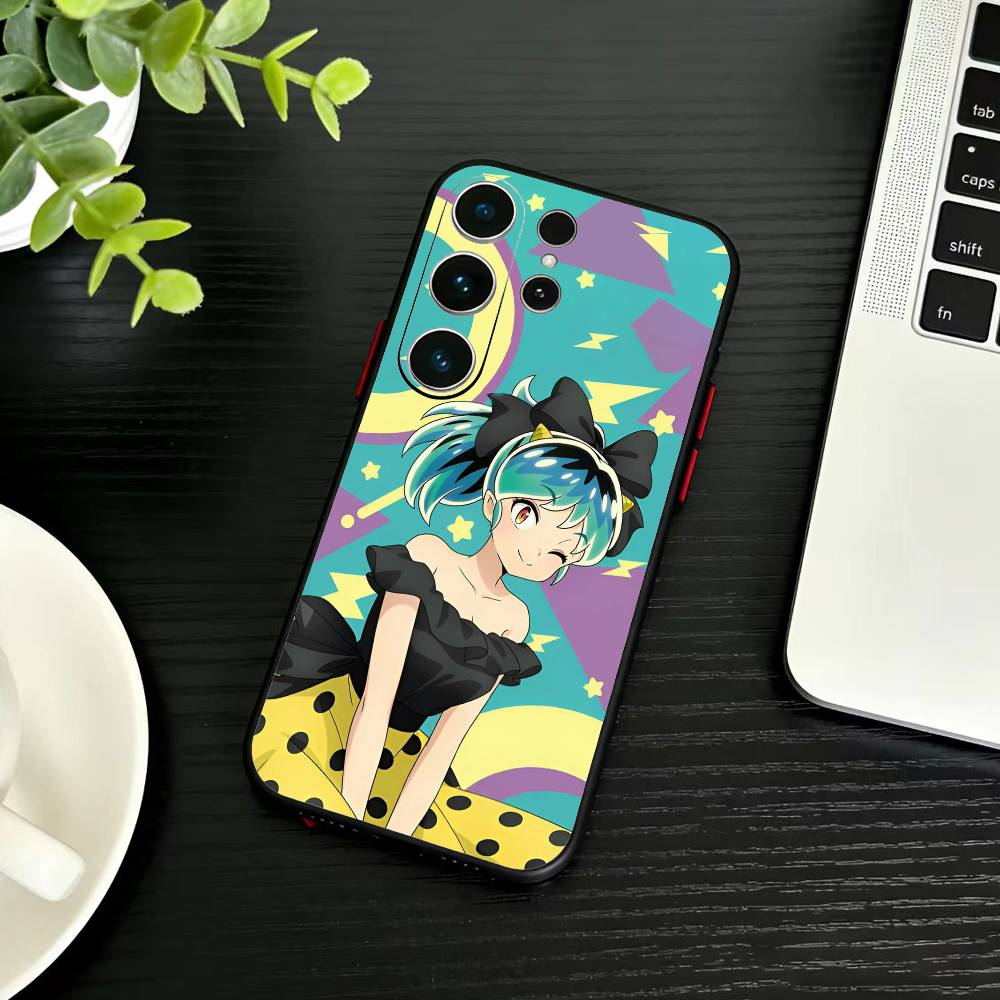 

LUM Anime T-Urusei Y-Yatsura Phone Case For Samsung S26,S25,S24,S23,S22,S21,S20,Ultra,Plus,FE Black Soft Cover Samsung S20fe