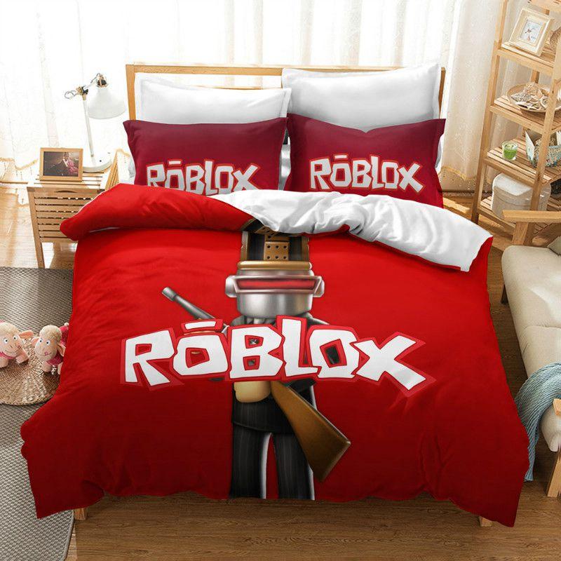 3d Printed Game Roblox Bedding Set Quilt Cover Pillow Shame Us Uk King Queen
