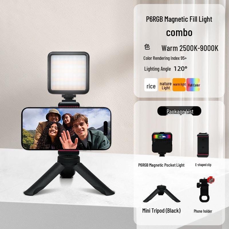 Yingkexi Mini RGB DSLR Camera Fill Light for Photography & Live Streaming
