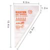 Large Thickened 100Pcs Disposable Tipless Piping Bags and Bag Royal Icing Pastry Bags for Cookies Decorating Cupcake