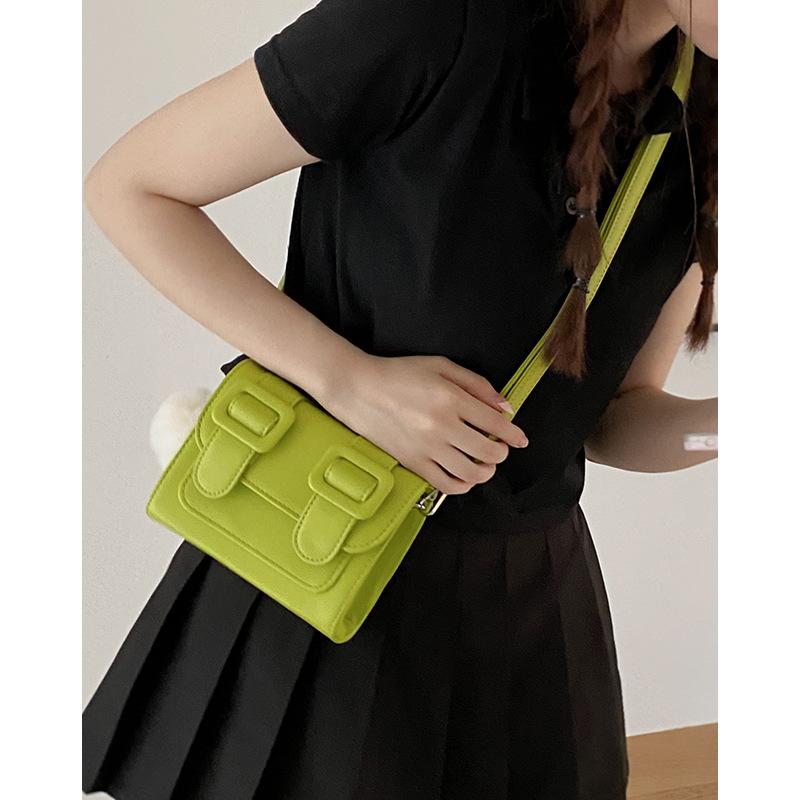 

Newest Cambridge Bag Women S Small Square Bag Contrast Color Shoulder Bag High-Quality Texture All-Match Messenger Bag