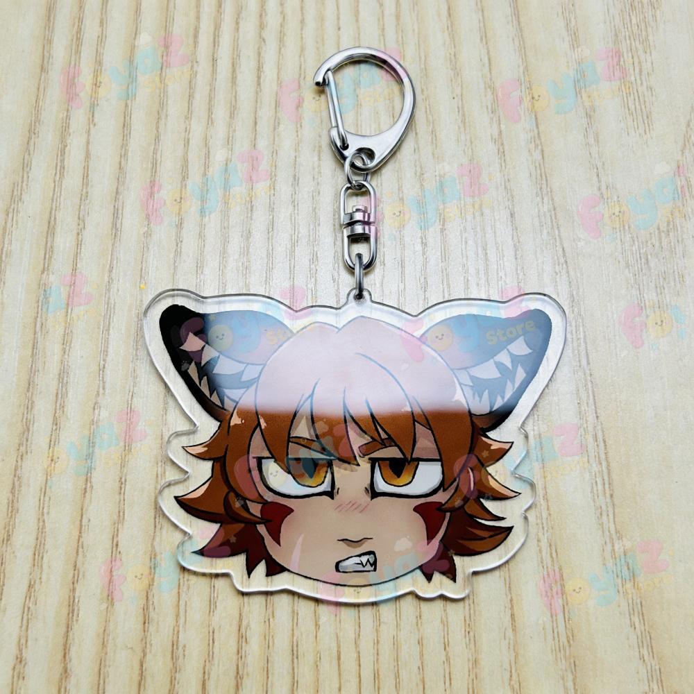 Anime YKMET Keychain Accessories Bag Keyrings Jewelry Manga Fans Gifts