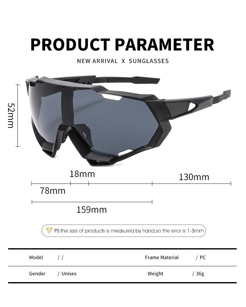 Sports Sunglasses, Outdoor Cycling Sunglasses, Windproof And Uv Resistant, Colorful Sports Sunglasses