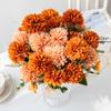 Künstliche Blume Seidenball Chrysantheme Außen Garten Valentinstag Hochzeit Brautstrauß Zuhause Rom Hof Kranz DIY Geschenke