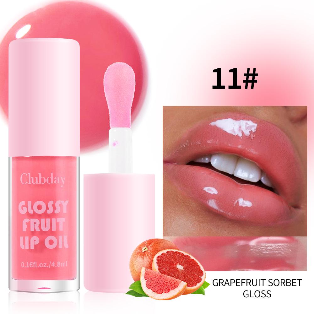 Brillo de Labios Hidratante de Larga Duración Multicolor Clubday para Labios Voluminosos