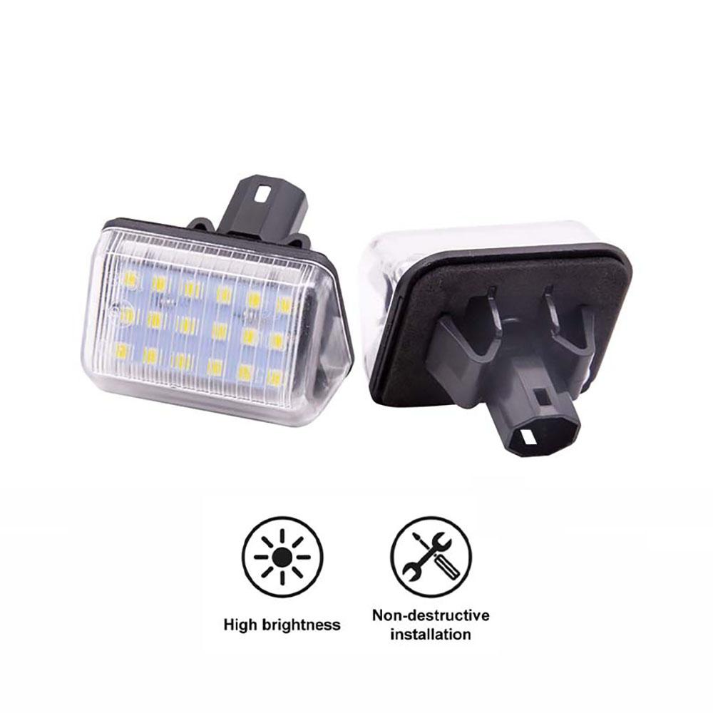 1Pair LED License Plate Light 13061970 For Mazda6 Sedan 2002-2008