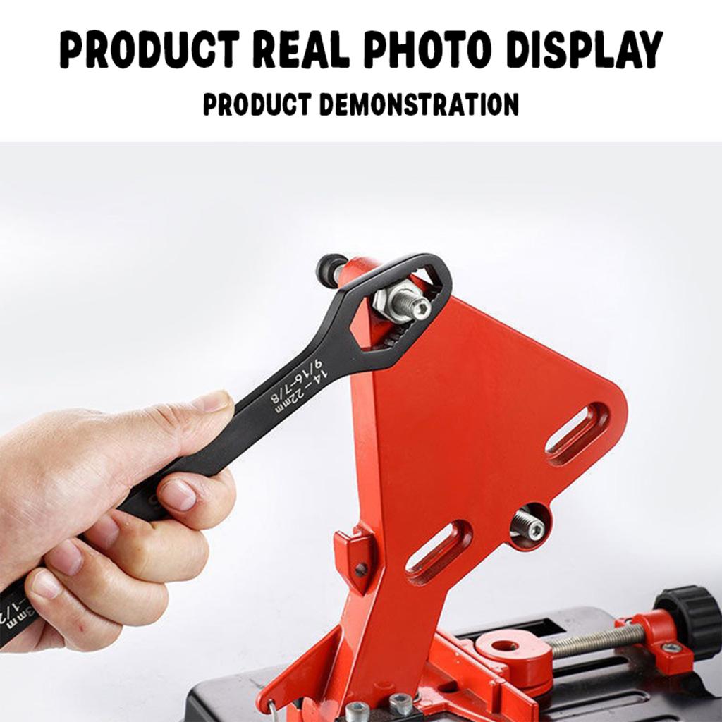 Adjustable Universal Torx Glasses 8-22mm Repairing Tools Ratchet Spanner For Motorcycle Car Wrench(Silver)