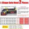 High Quality 1/2/3/4 Seater Sofa Cover Regular Shape L Shape Sofa Cover Stretchable All Inclusive Pet Furniture Protector cover