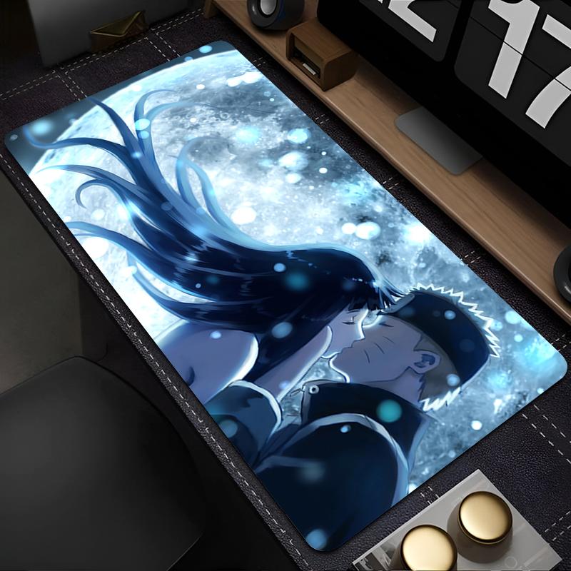Mouse Pad Naruto Hyuuga Hinata Larger XXL Speed Mini Pc Computer Keyboard Desk Mat Laptop Gaming Accessories HD Mousepad