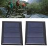 2 szt. 2V 210mA Mini Panel Solarny Polikrzemowy Płyta Solarna 80x50mm do Projektu DIY