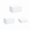 4 Stück Offene Klare Acryl-Displaybox Transparent Klar Vielseitig für Buffet,