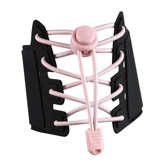 1 Set No Tie Shoelaces Elastic Heavy Duty Lock Adjustable Multi-colored Kids Adults