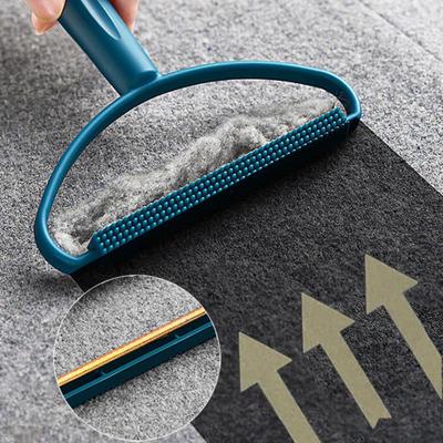 New Convenient and Portable Double-Sided Gentle Silicone Pet Hair Remover Brush - Essential Sweater Cleaning Tool for Efficient