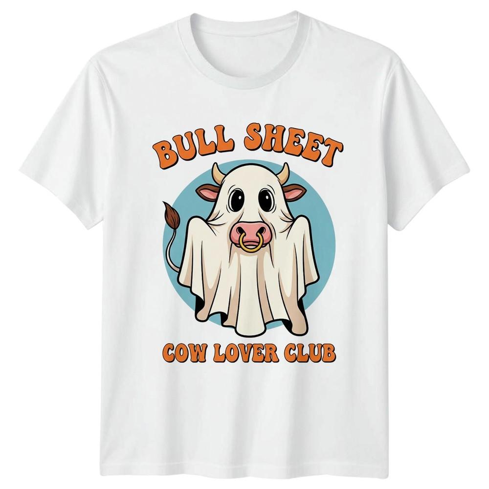 Bull Sheet Cow Lover Club TShirt Cow Lover Halloween Gift For Him And Her S