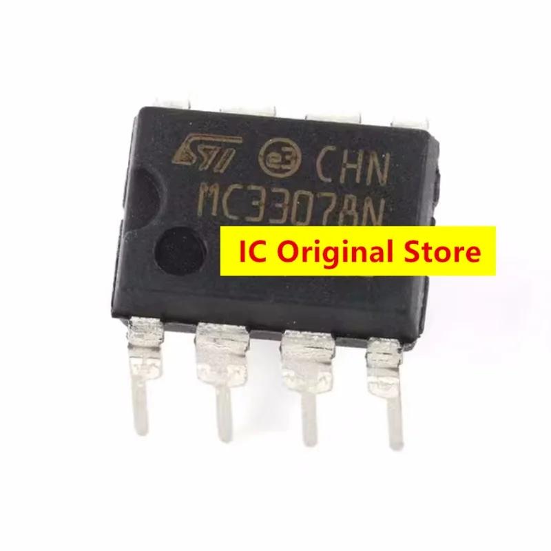 10pcs MC33078 Import Original 33078 Linear Operation Buffer Amplifier Package DIP8 The Low Noise Operational Amplifier MC33078N