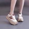 Women's Spring 2025 Thick-Soled White Sports Casual Shoes - HL-871-1, Korean Style Versatile Board Sneakers