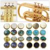 Trumpet Repair Kit Precision Valve Finger Button Caps Copper Accessory for Flute Trumpets with Keys
