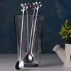 6 Pack Tableware Dessert Spoons Stirring Spoon for Kitchen Stirring Mixing Sugar