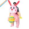 Rabbit Inflatable Suit Cycling Doll Party Colored Egg Rabbit Easter Egg Rabbit Inflatable Suit